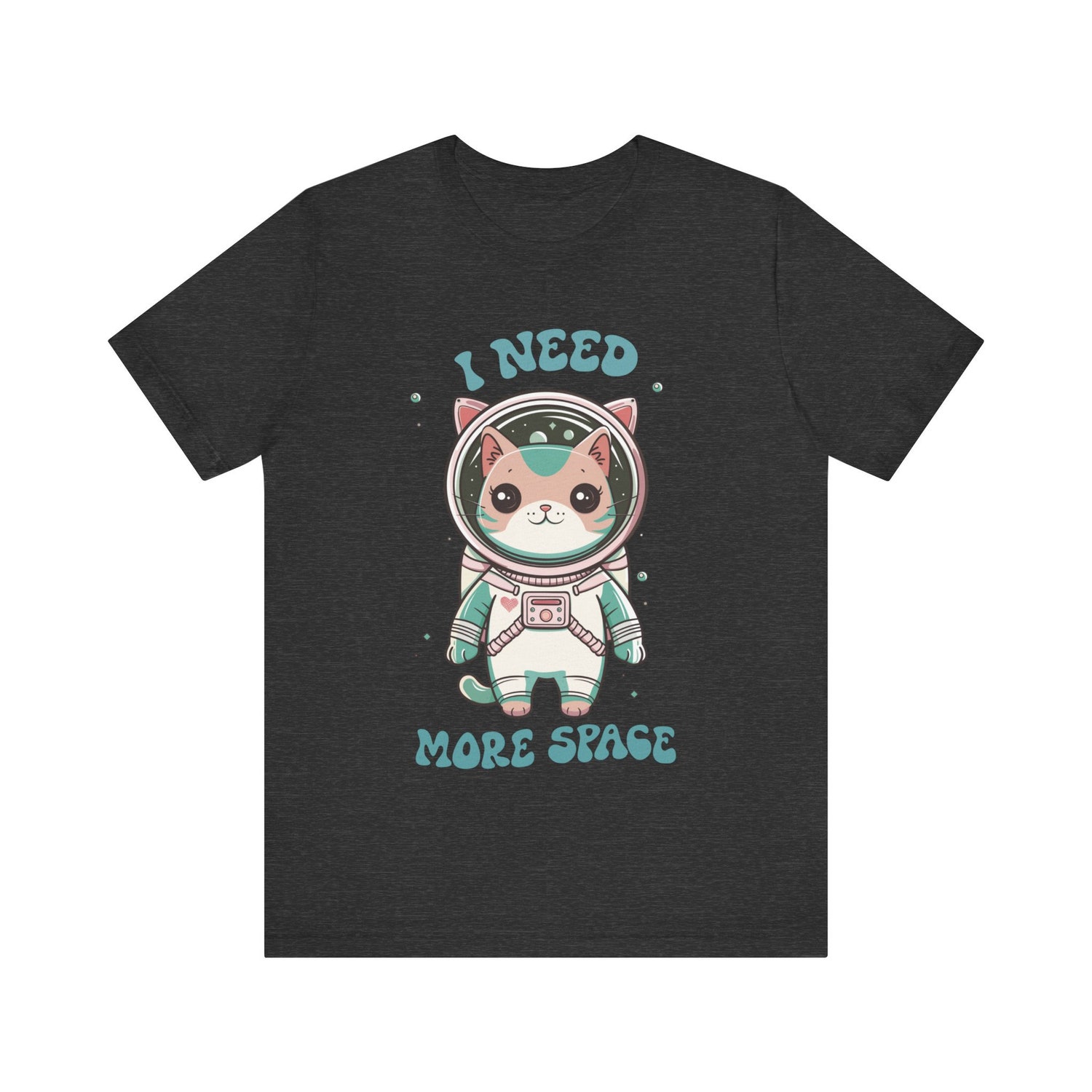 Funny Retro Vintage Cat Shirt Introvert Meme T-Shirt Retro Space T-Shirt for Cat Lovers image 1