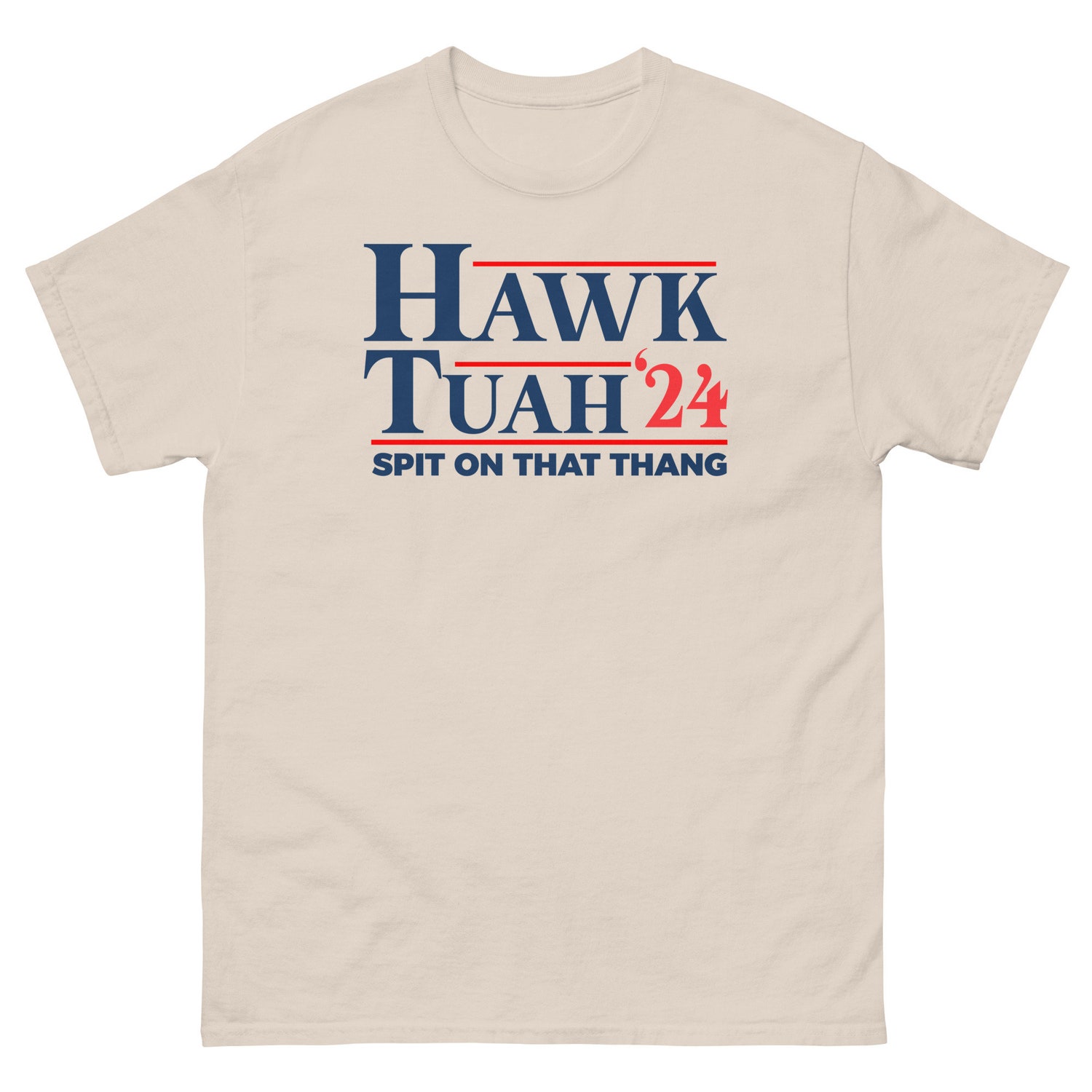 Hawk Tuah Meme T-Shirt | Funny Humor Tee | Spit on That Thang | Hawk Tuah Graphic Tee image 3