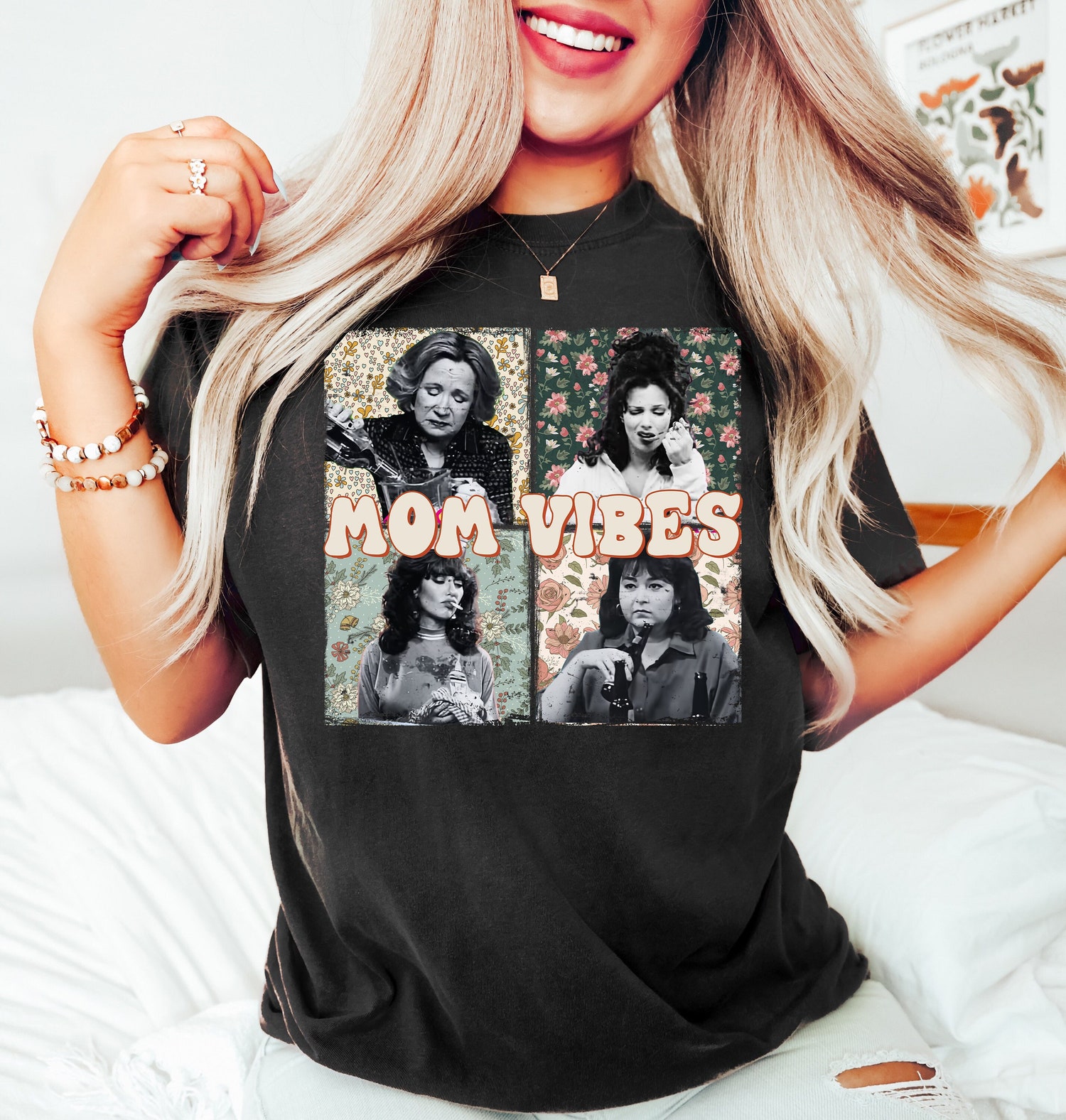 90s Mom Vibes Shirt | Funny Mom Life T-Shirt | Retro Mother Shirt | Trendy Mother's Day Gift image 0