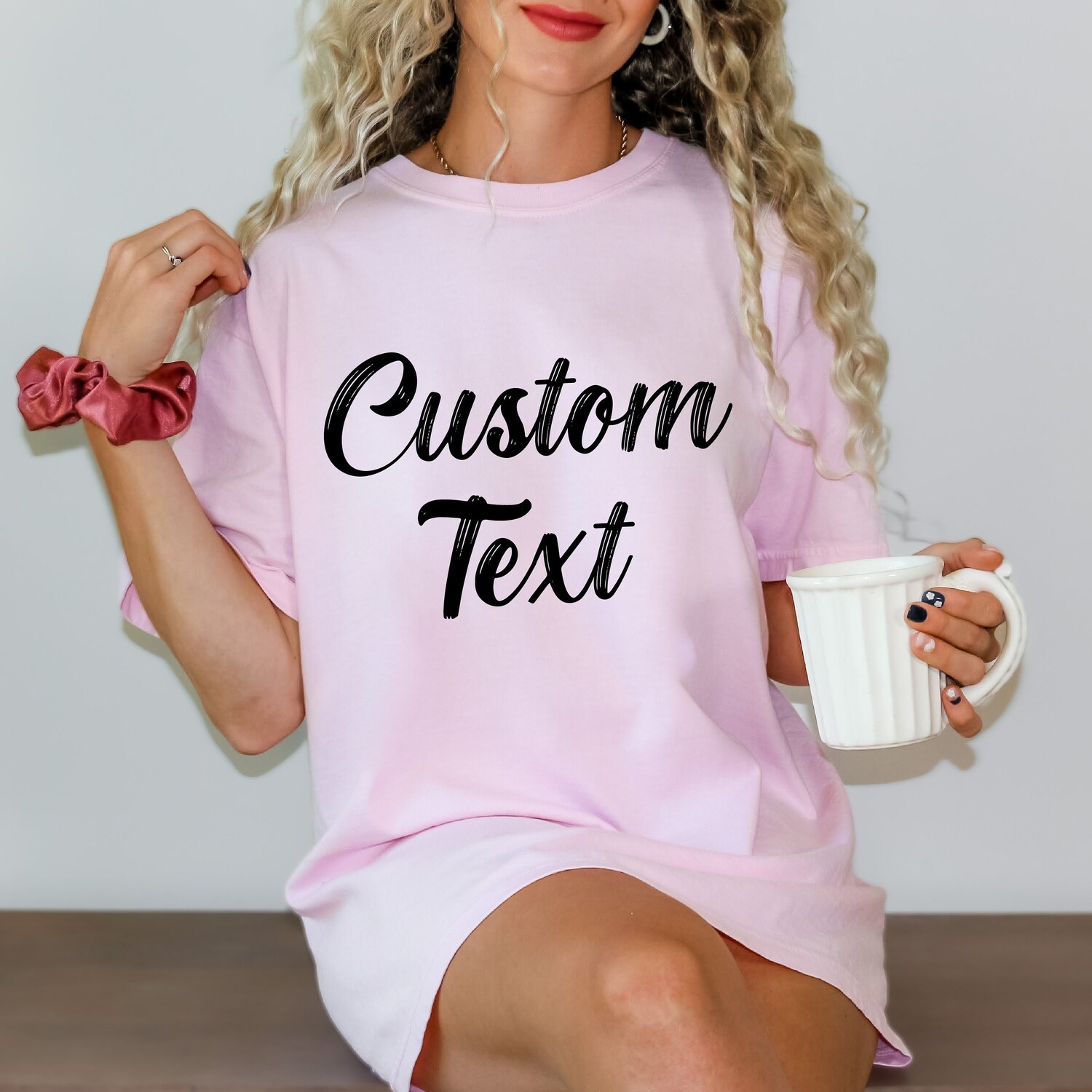 Custom Comfort Colors Shirt | Personalized Text Photo Business Logo | Matching Custom Shirts image 2