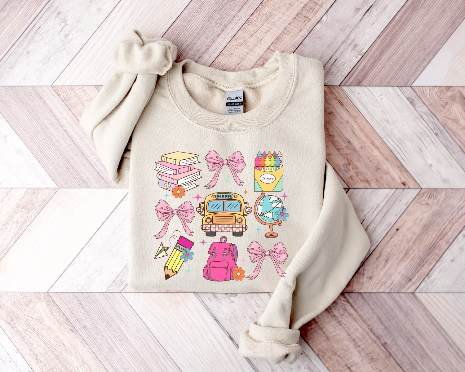 Coquette School Shirt - Cute Teacher Pink Bow T-Shirt - Back to School and Teacher Gift image 3