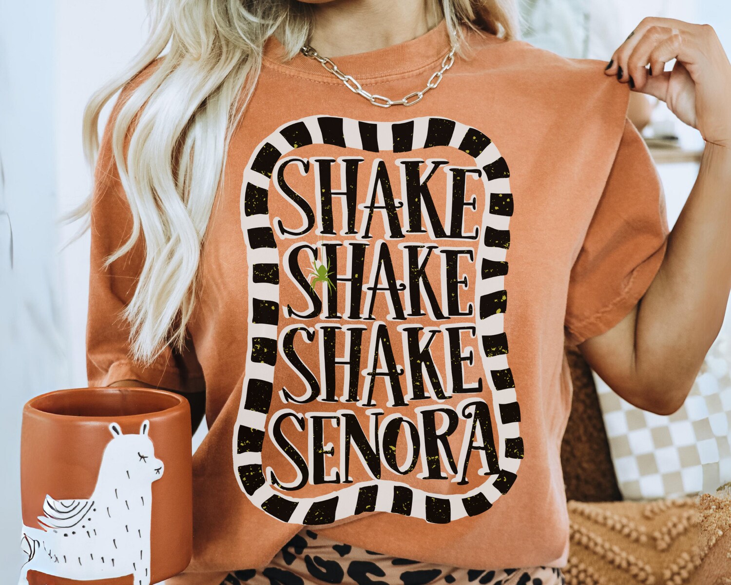 Shake Shake Shake Halloween T-Shirt - Funny Trendy Costume Tee Comfortable Fall Top Halloween Movie Inspired image 2