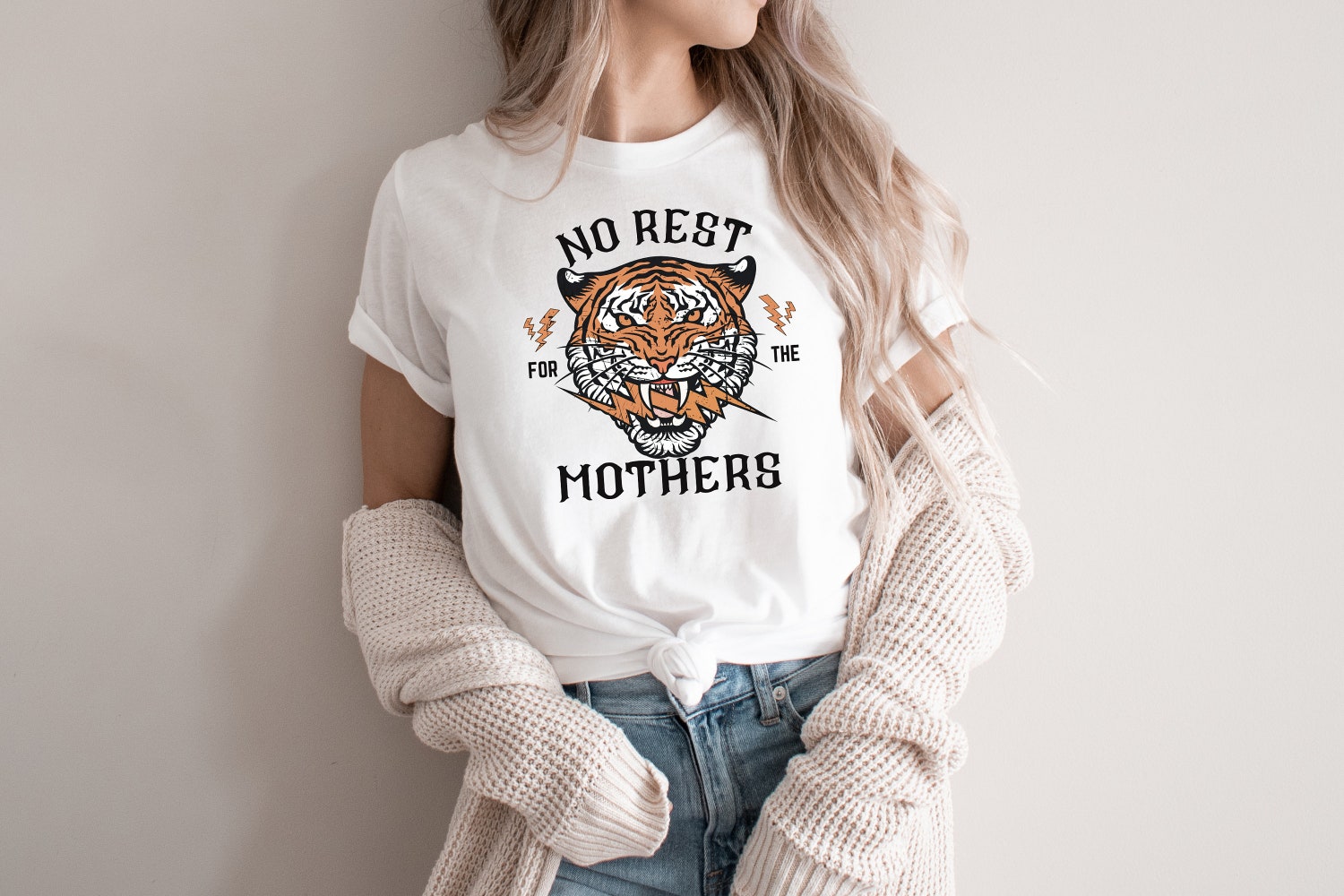 No Rest For The Mothers Shirt Badass Mama Tee Trendy Rebel Mom Society Alternative Mom Shirt image 1