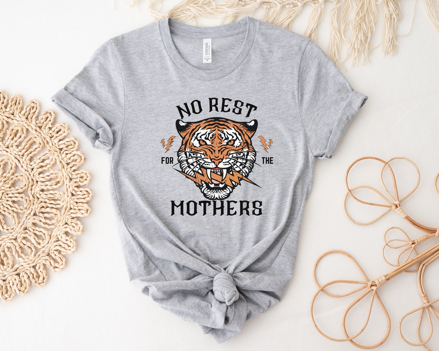 No Rest For The Mothers Shirt Badass Mama Tee Trendy Rebel Mom Society Alternative Mom Shirt image 2