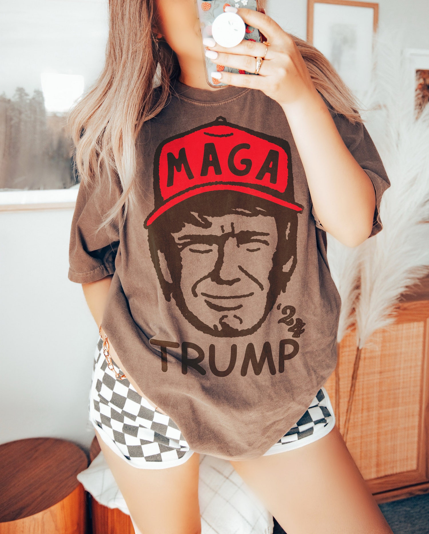 Trump 2024 T-Shirt Vote Trump Tee image 5