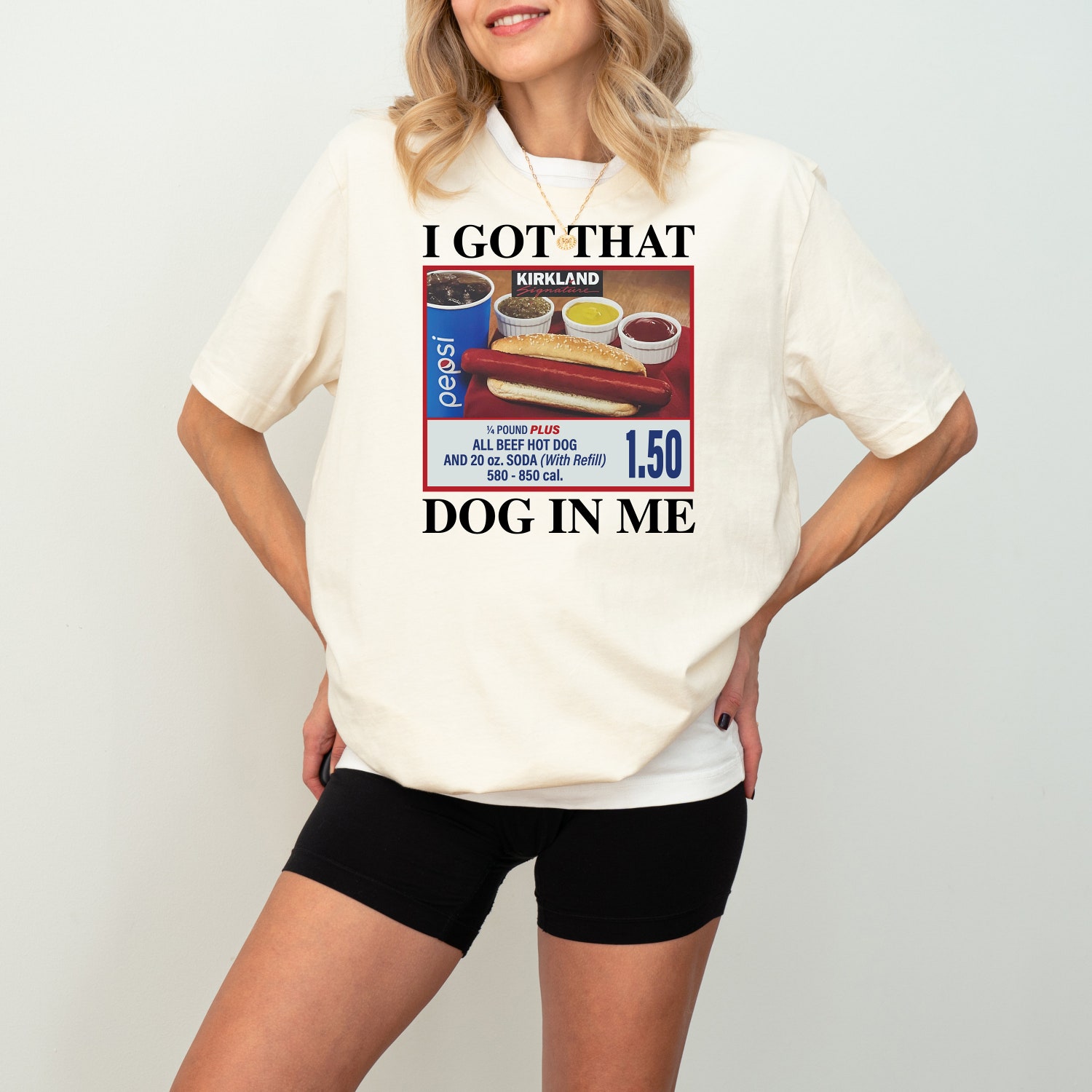 I Got That Dog In Me Shirt - Funny Hotdog Meme T-Shirt - Hot Dog Lover Gift - Trendy Sweatshirt image 2