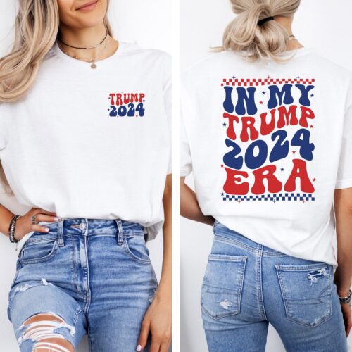 Trump 2024 Election T-Shirt | President Trump Shirt | Republican Trump Lover Tee image 0