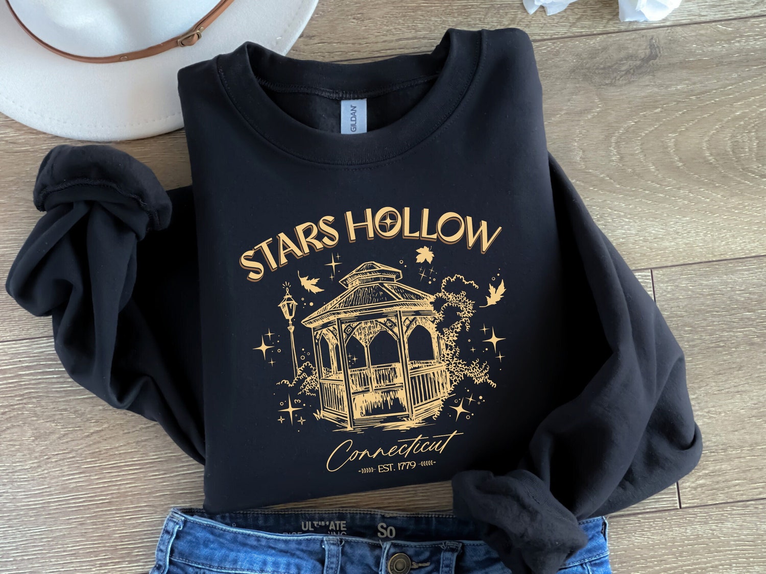 Stars Hollow Shirt - Where You Lead I Will Follow Tee - Luke's Diner Sweatshirt image 1