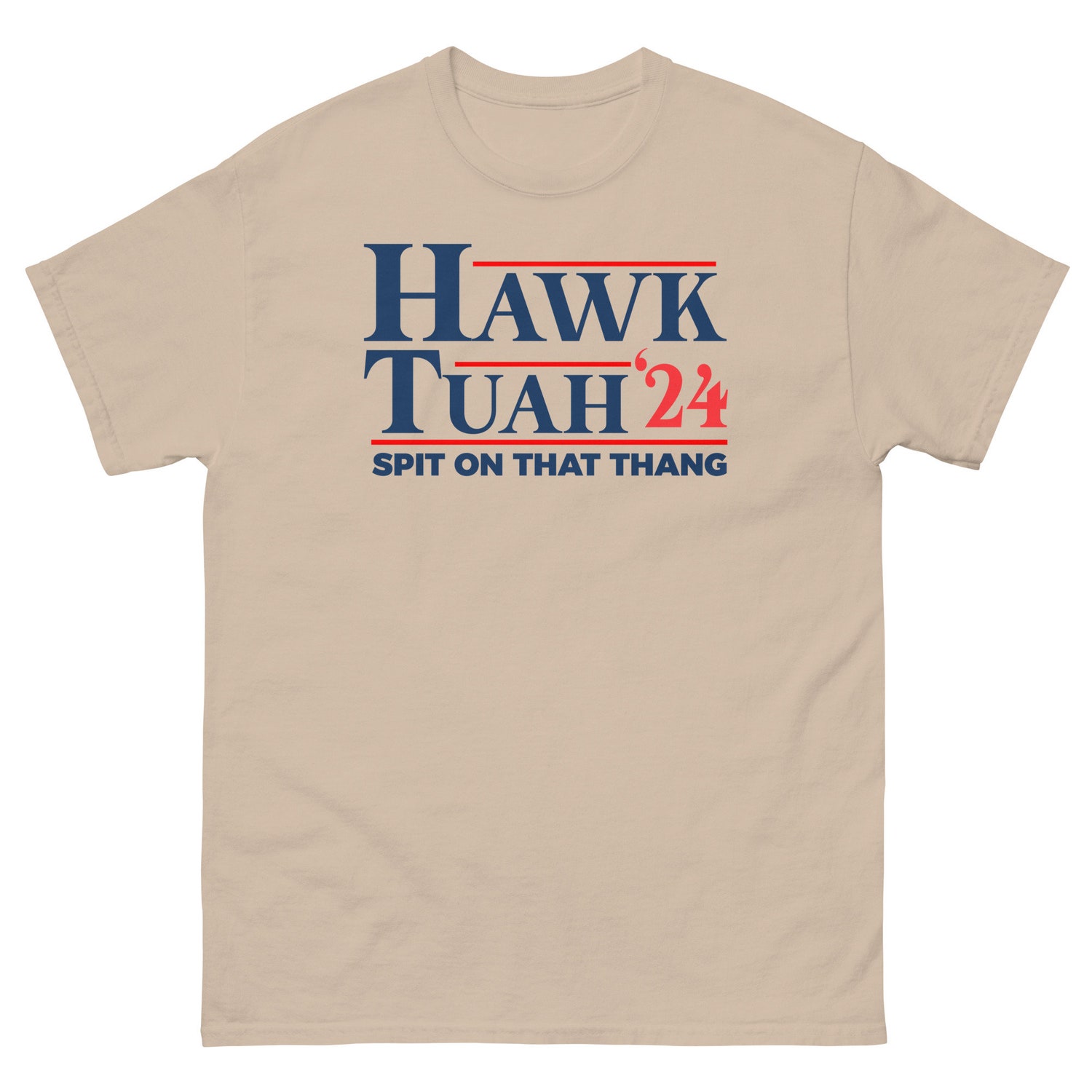 Hawk Tuah Meme T-Shirt | Funny Humor Tee | Spit on That Thang | Hawk Tuah Graphic Tee image 2