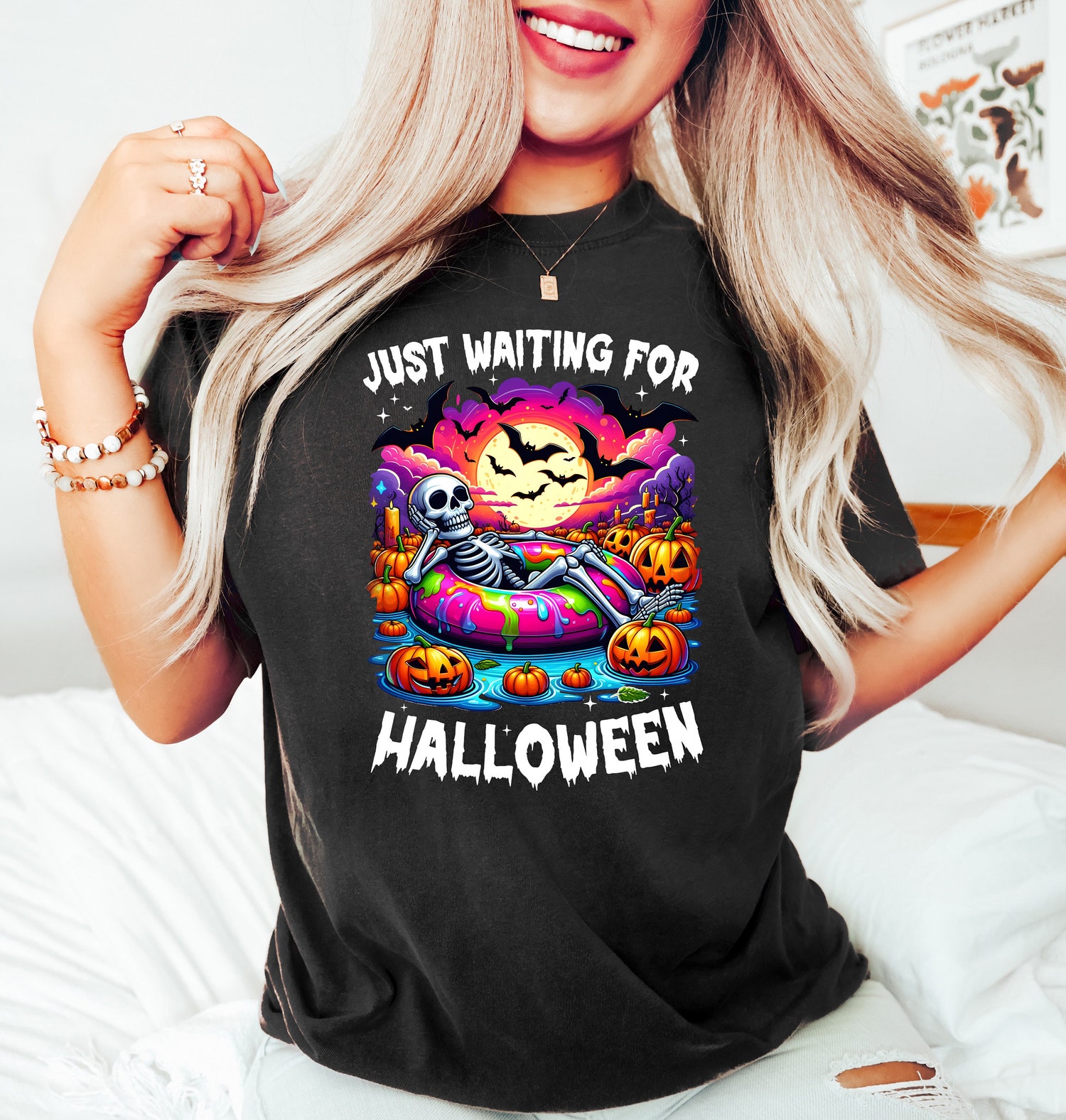Funny Halloween Graphic Tee | Sarcastic Adult Humor Shirt | Gift for Friends image 0