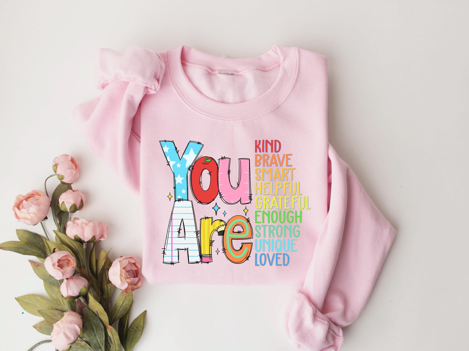 You Are Kind Shirt - Back to School Teacher Appreciation Tee - Retro Kindergarten Shirt image 1