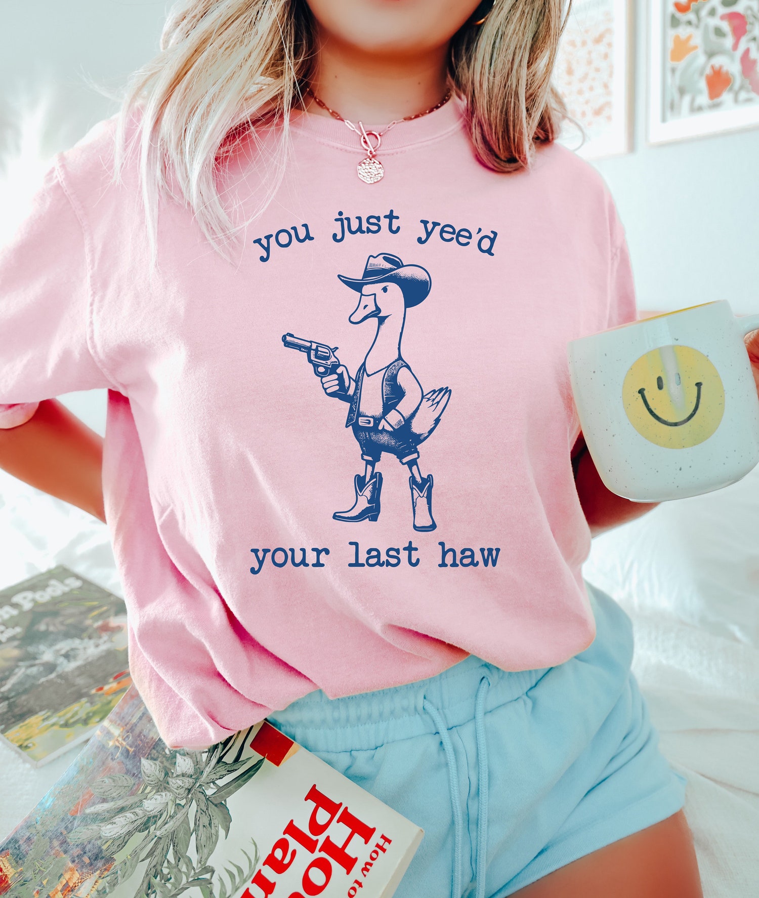 Retro You Just Yee'd Your Last Haw Funny Unisex Cowboy Western Style Frog T-Shirt image 2