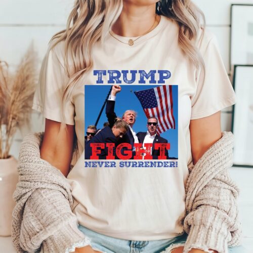 Anti-Trump Assassination T-Shirt | Donald Trump Shooting Tee | Political Satire Shirt image 0