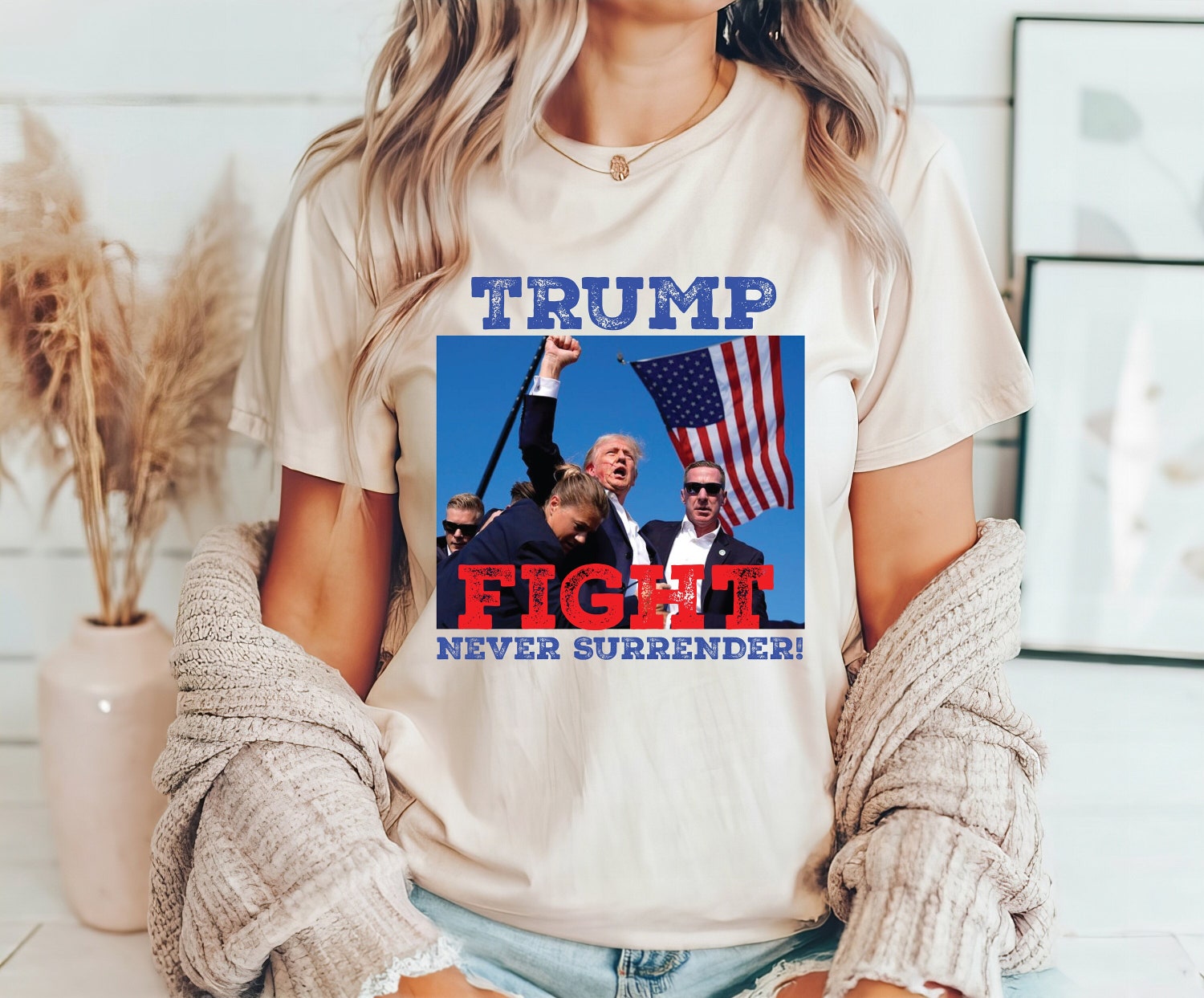 Anti-Trump Assassination T-Shirt | Donald Trump Shooting Tee | Political Satire Shirt image 0