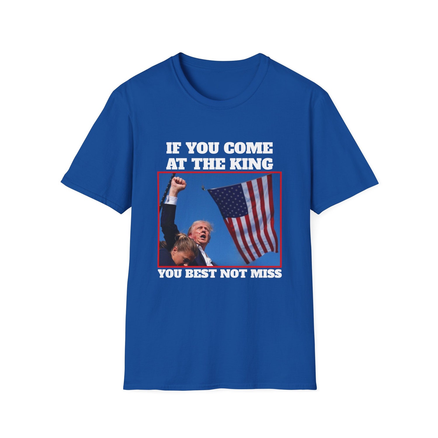 Donald Trump 2024 Rally Shirt - Funny Trump Tee - If You Come At The King You Best Not Miss image 4