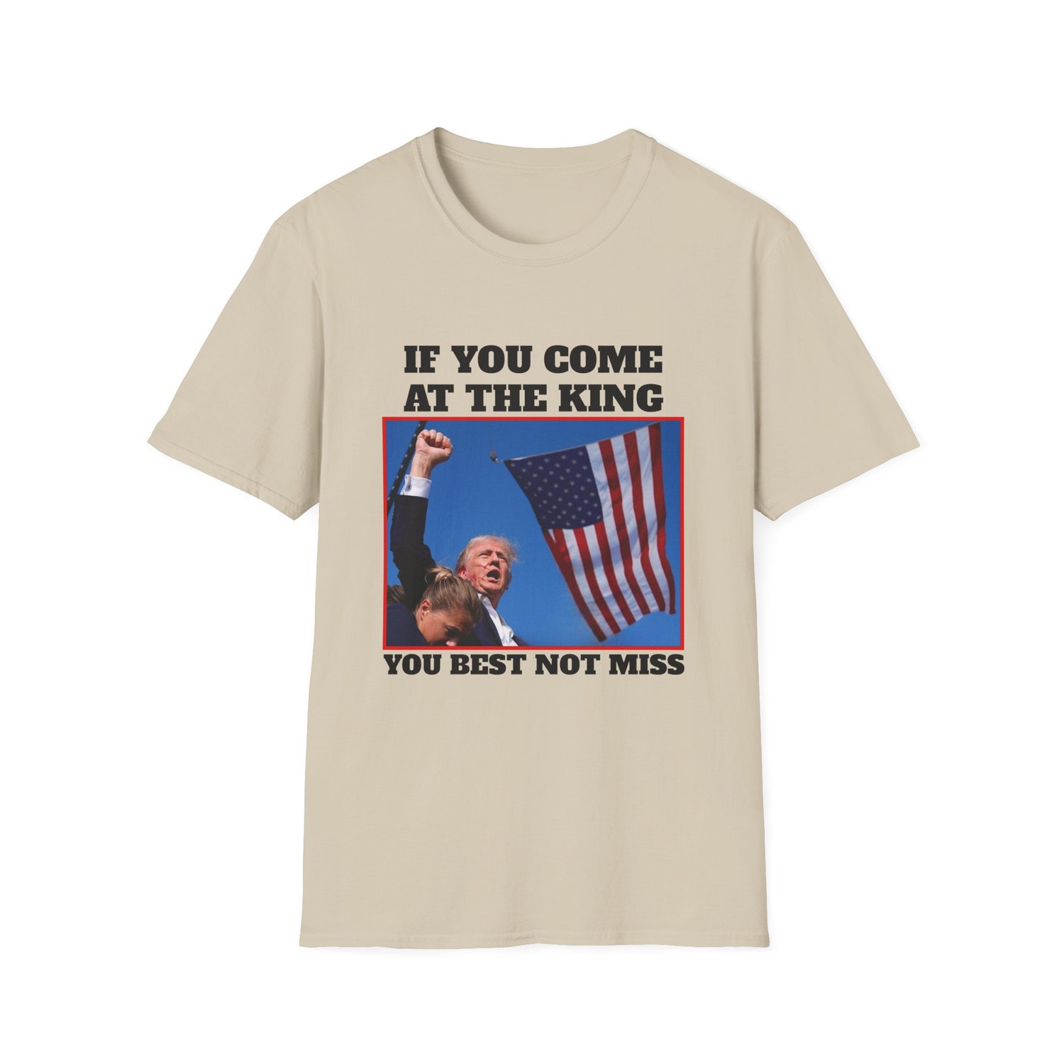 Donald Trump 2024 Rally Shirt - Funny Trump Tee - If You Come At The King You Best Not Miss image 8