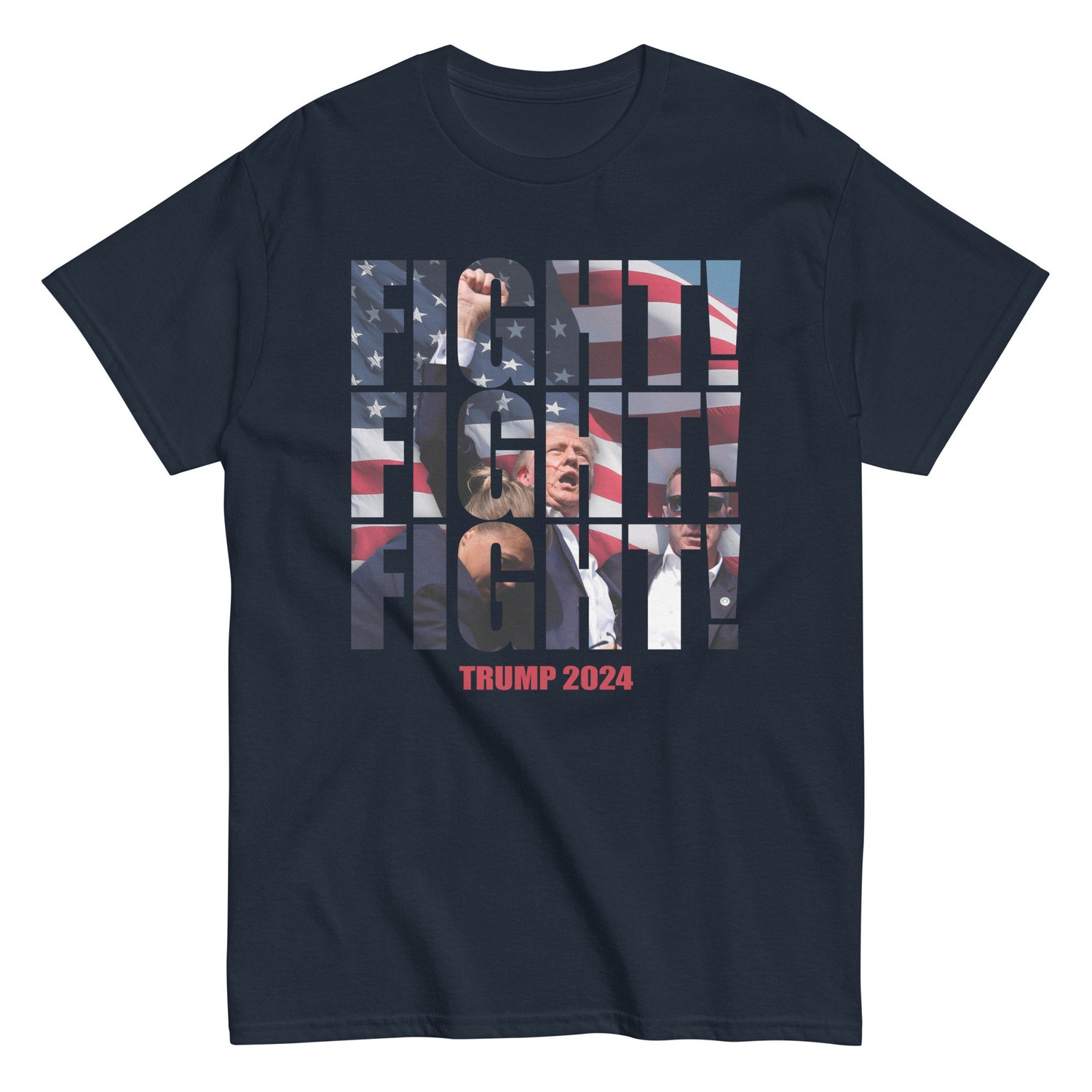 Donald Trump Fight Unisex T-Shirt | Political Statement Graphic Tee image 5