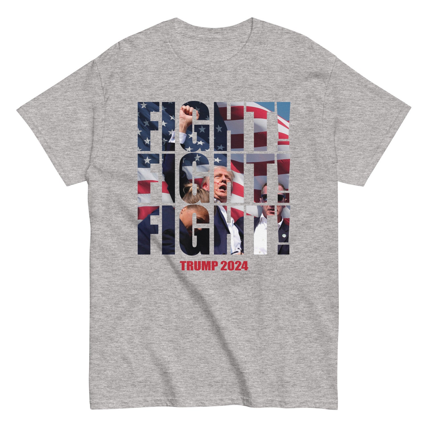 Donald Trump Fight Unisex T-Shirt | Political Statement Graphic Tee image 4