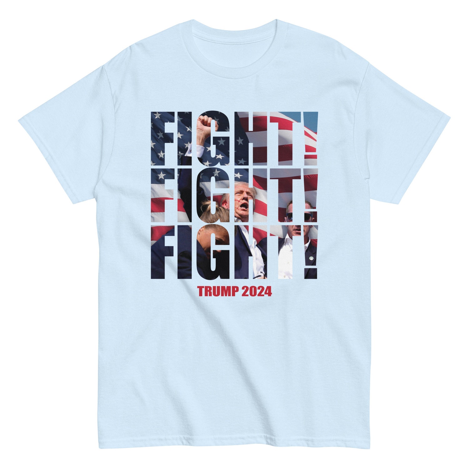 Donald Trump Fight Unisex T-Shirt | Political Statement Graphic Tee image 7