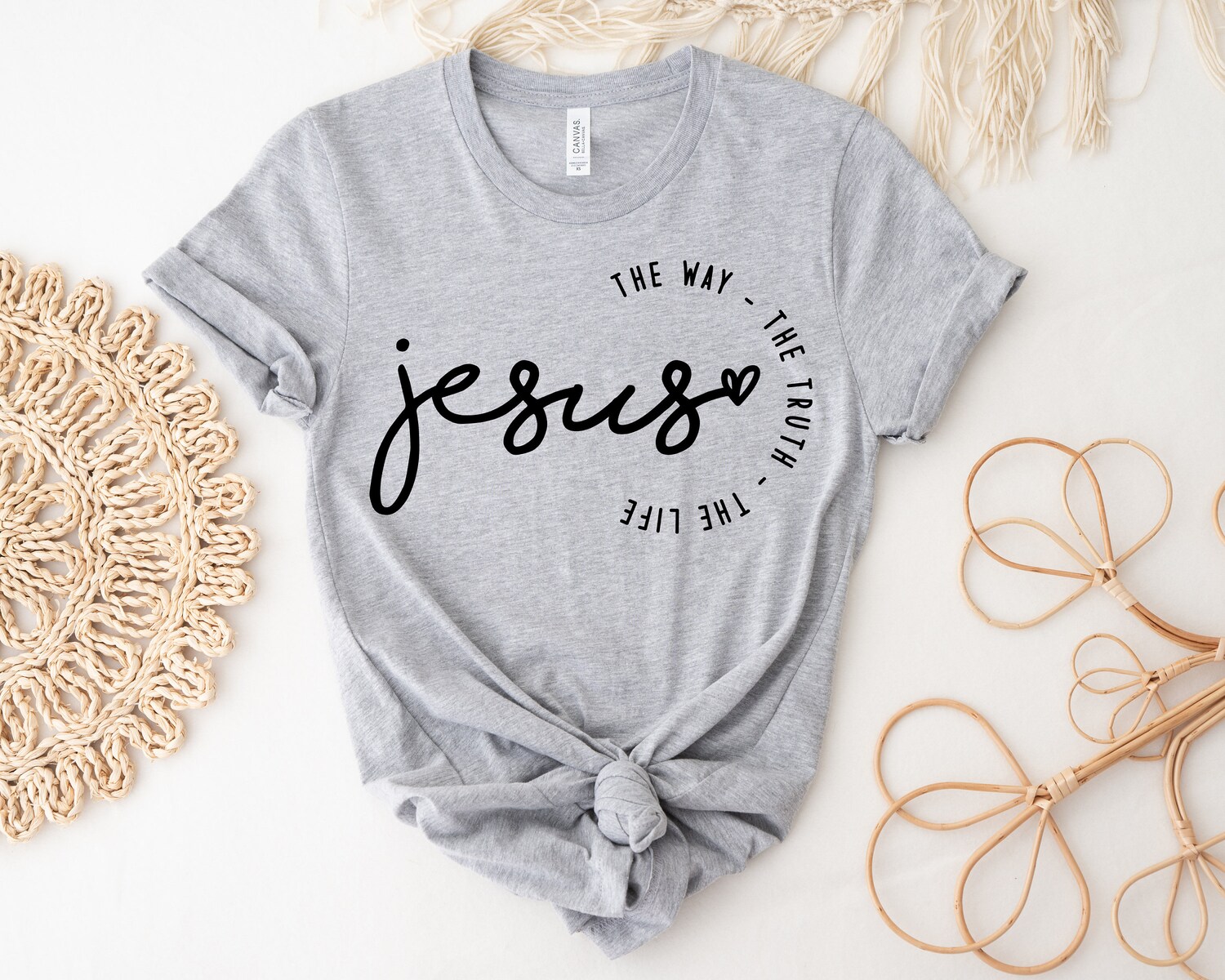 Jesus The Way The Truth The Life Shirt for Women | Retro Christian T-shirt | Jesus Tee image 2