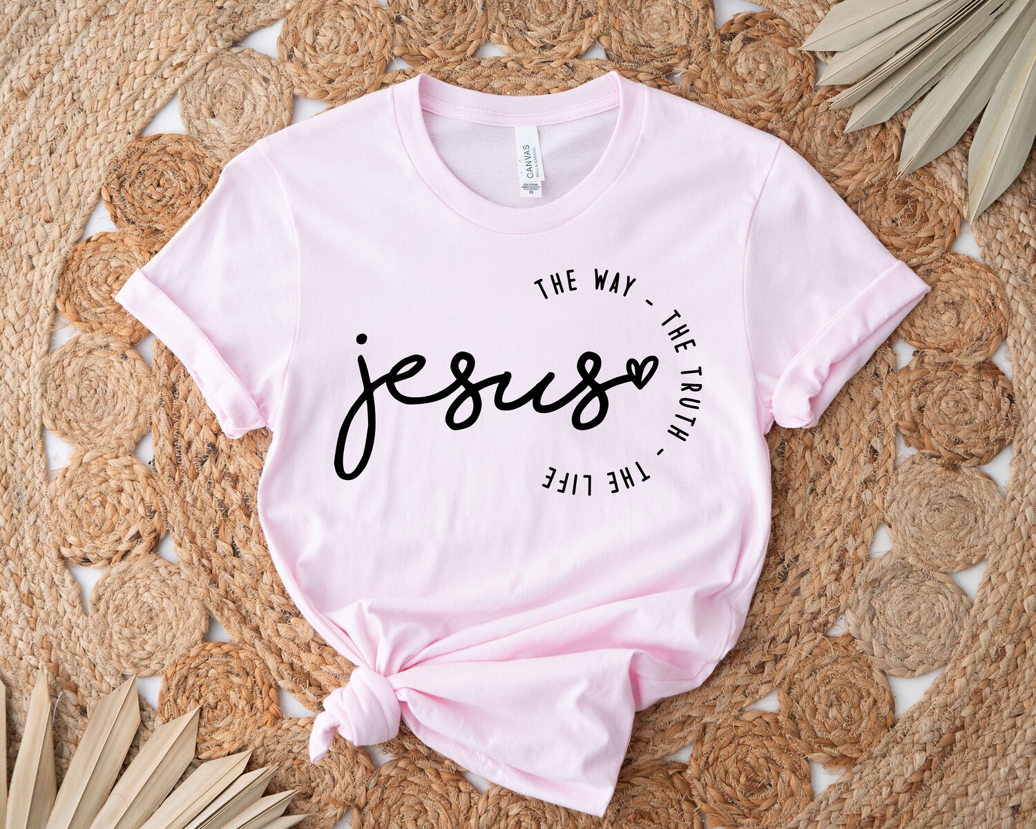 Jesus The Way The Truth The Life Shirt for Women | Retro Christian T-shirt | Jesus Tee image 3