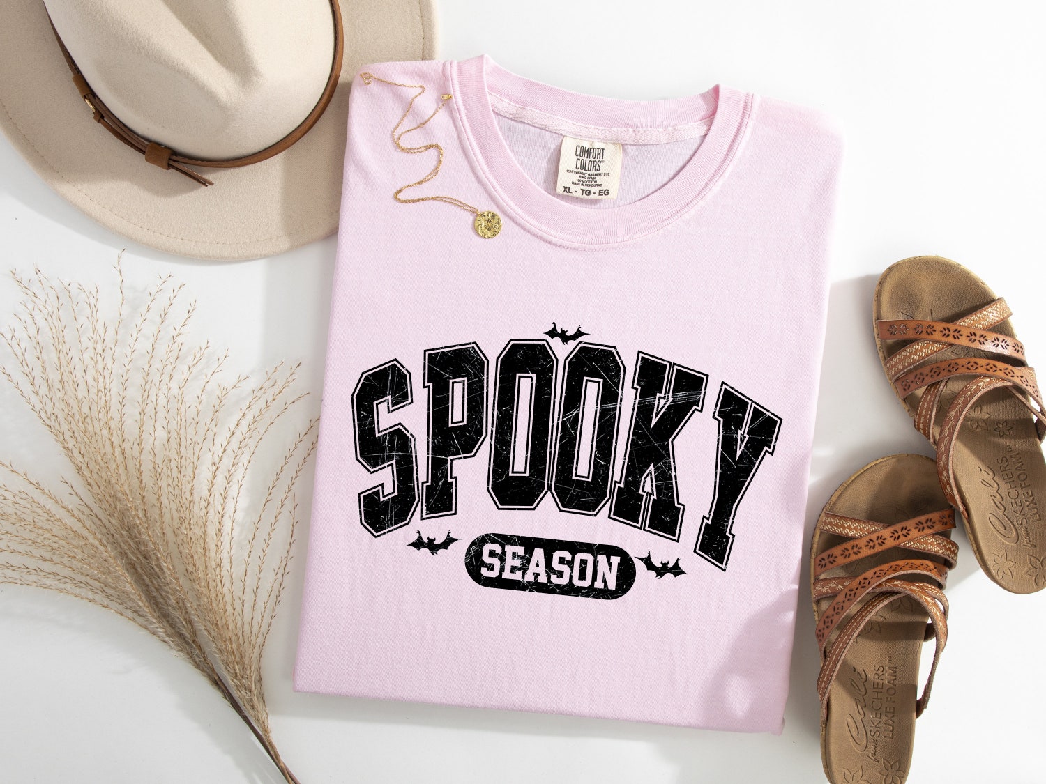 Spooky Season Comfort Colors® Halloween Shirt for Women - Fall Spooky Tee Halloween Gift image 2