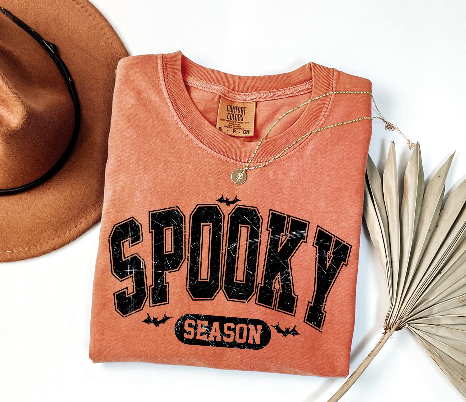 Spooky Season Comfort Colors® Halloween Shirt for Women - Fall Spooky Tee Halloween Gift image 0