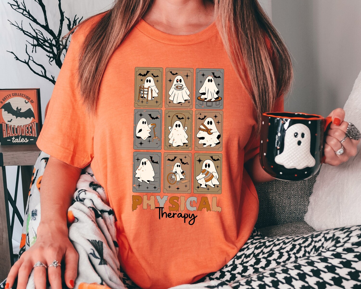 Physical Therapy Shirt - PT Gift for Therapists | Pediatric Physical Therapy Ghosts Tee image 1