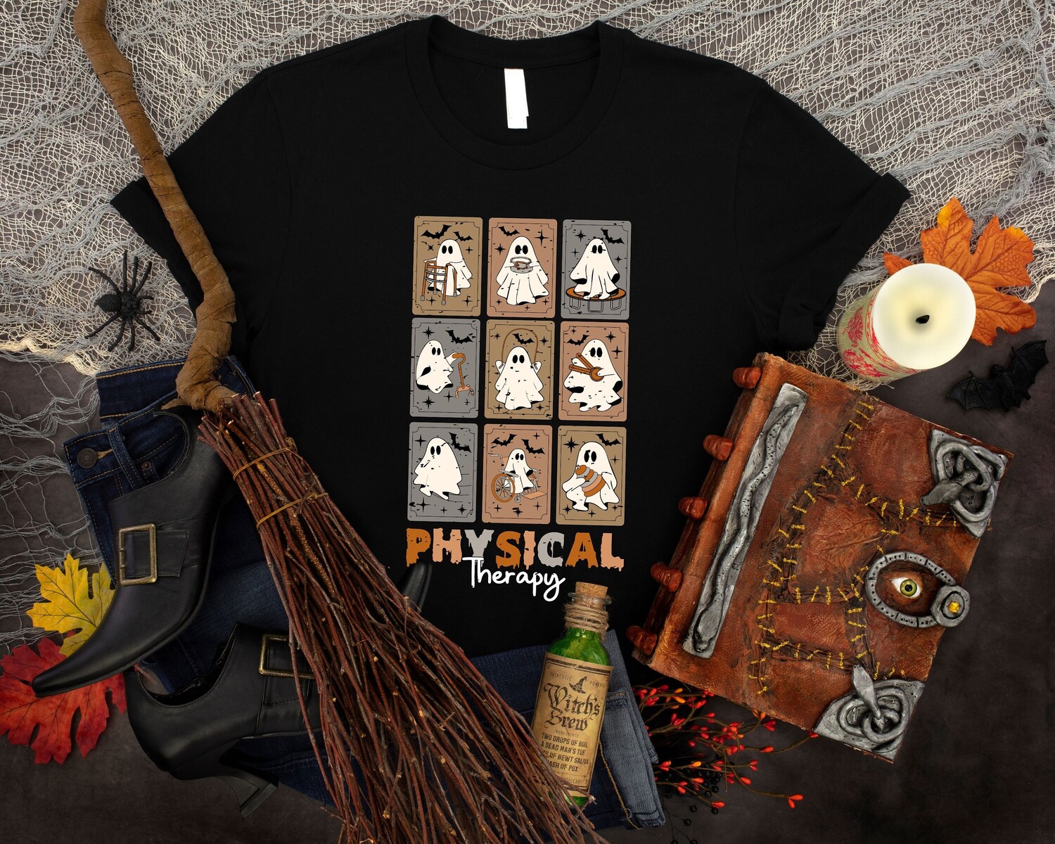 Physical Therapy Shirt - PT Gift for Therapists | Pediatric Physical Therapy Ghosts Tee image 4