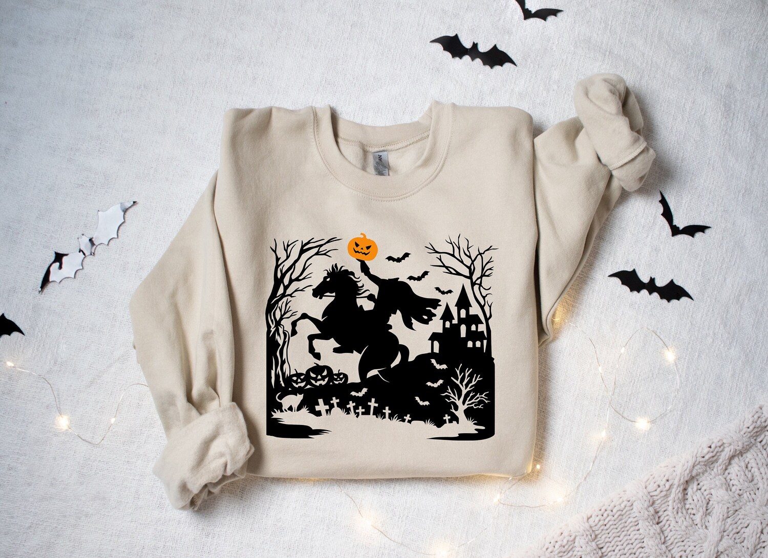 Halloween Sweatshirt Fall Shirt Spooky Season Tee Halloween Horror Pumpkin Shirt Halloween Shirt image 0