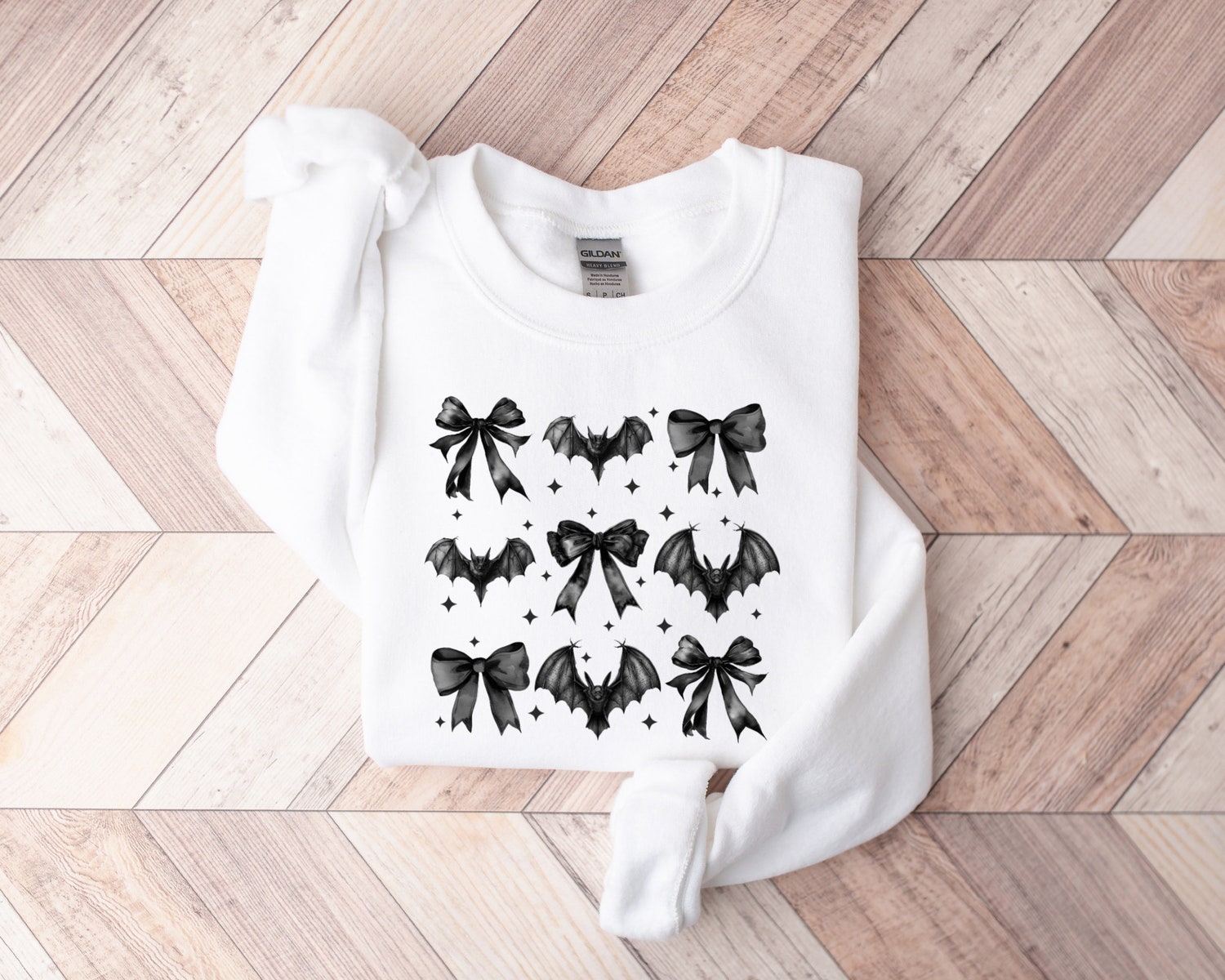 Coquette Halloween T-Shirt - Fall Bow Shirt Sweatshirt Sweater Perfect Halloween Gift image 2