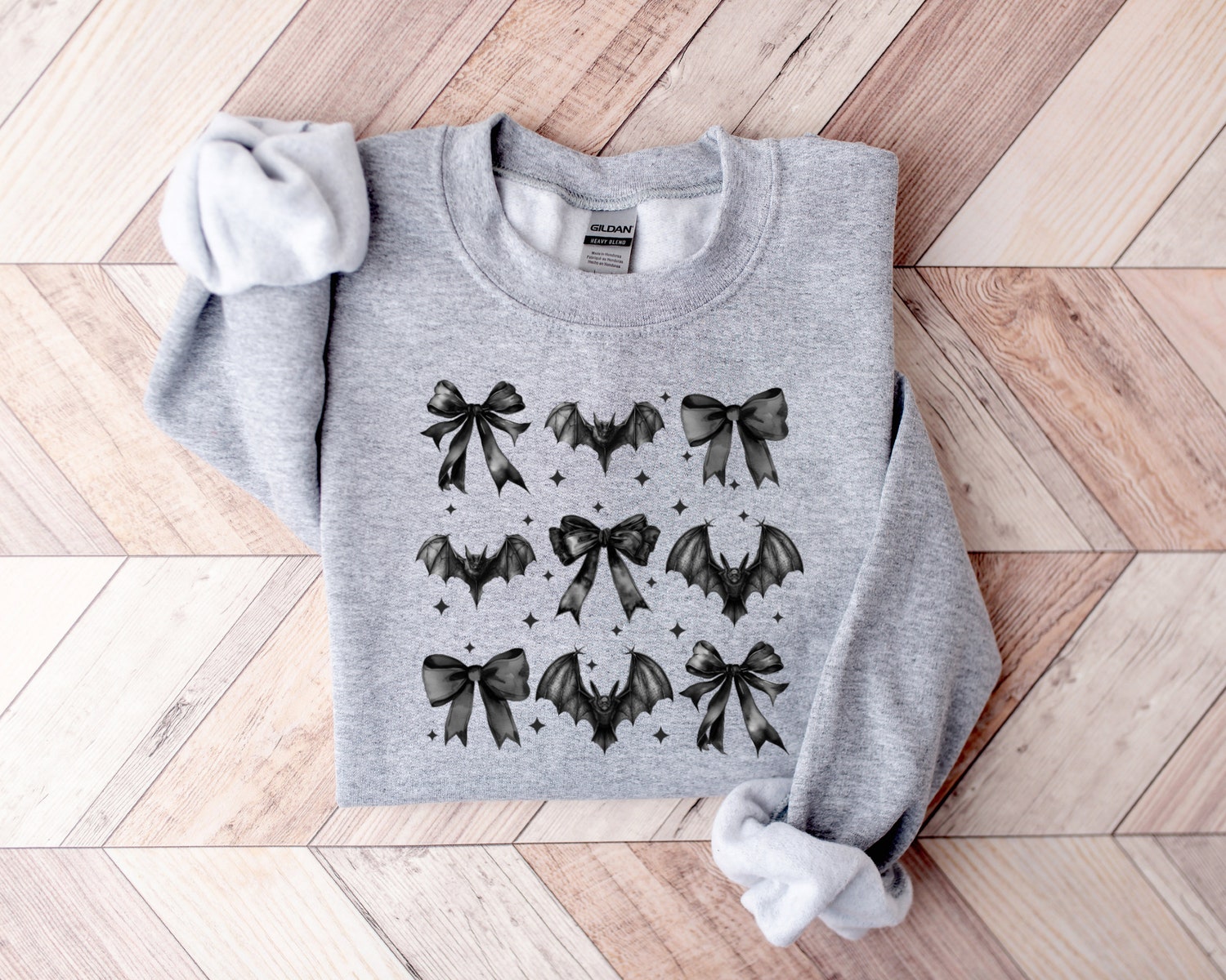 Coquette Halloween T-Shirt - Fall Bow Shirt Sweatshirt Sweater Perfect Halloween Gift image 4