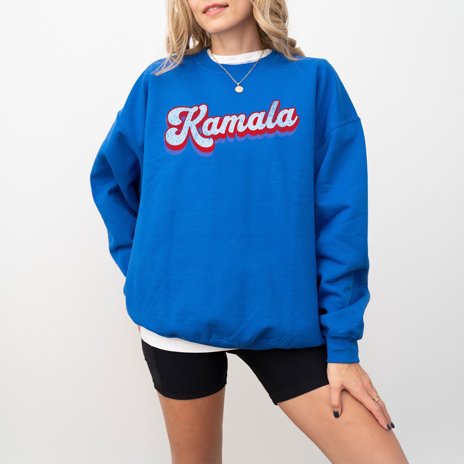 Kamala Harris 2024 Sweatshirt - Madam President Sweater - Feminist Election Pullover - Anti-Trump Apparel image 3