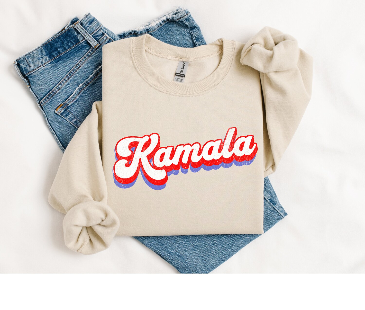 Kamala Harris 2024 Sweatshirt - Madam President Sweater - Feminist Election Pullover - Anti-Trump Apparel image 4