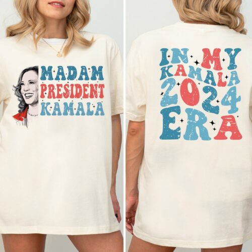 Kamala Harris 2024 T-Shirt Madam President Tee I'm Speaking Political Shirt Democrat Election Apparel image 0