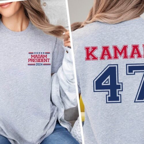 Kamala Harris 2024 Shirt Madam President Tee I Am Speaking Shirt Kamala For The People Rally Shirt image 0