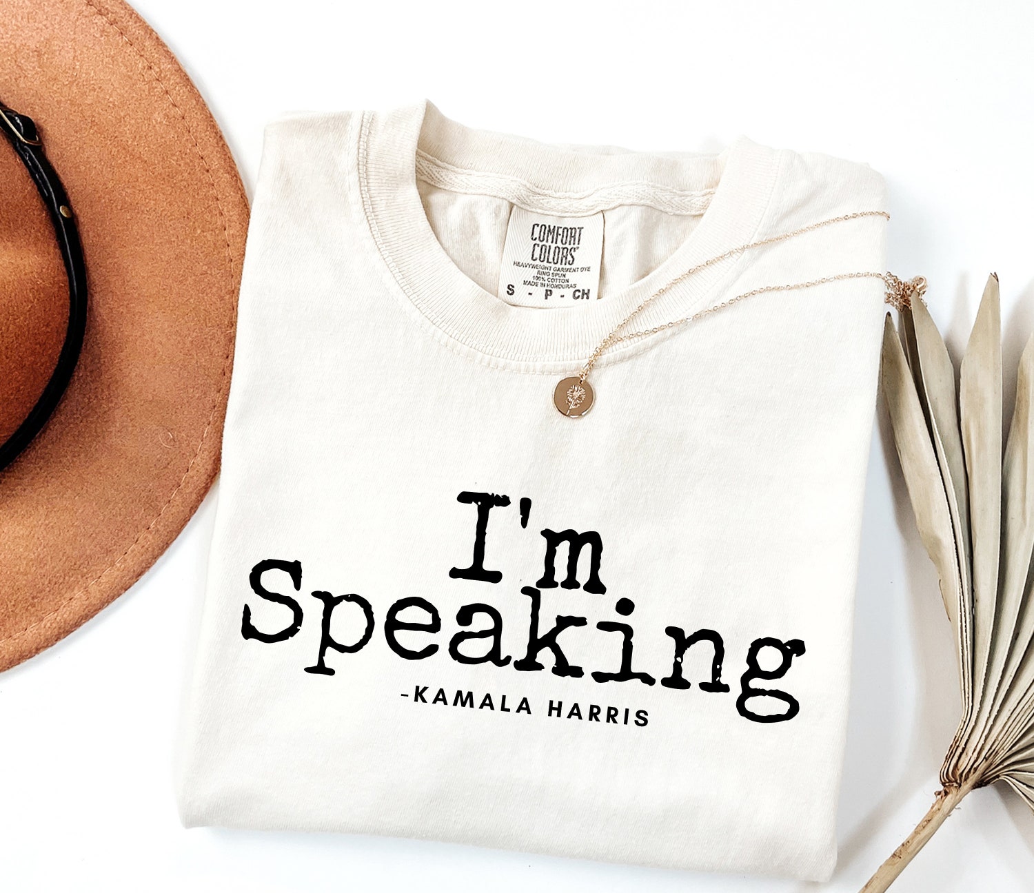 Kamala Harris 2024 Shirt | Madam President Tee | I'm Speaking T-Shirt | Democrat Political Tee image 2