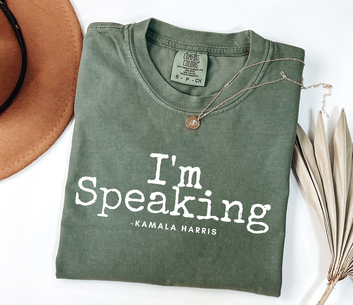 Kamala Harris 2024 Shirt | Madam President Tee | I'm Speaking T-Shirt | Democrat Political Tee image 3