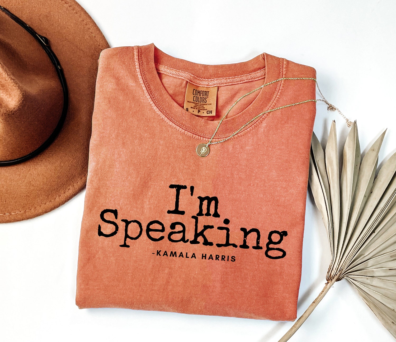 Kamala Harris 2024 Shirt | Madam President Tee | I'm Speaking T-Shirt | Democrat Political Tee image 1