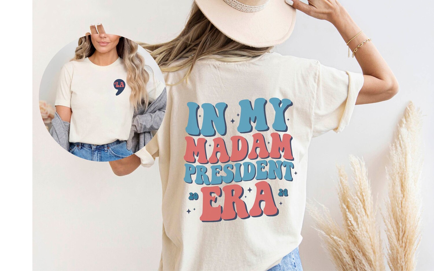 Kamala Harris 2024 Election T-Shirt - Madam President Era Tee - Democrat Support Shirt image 0