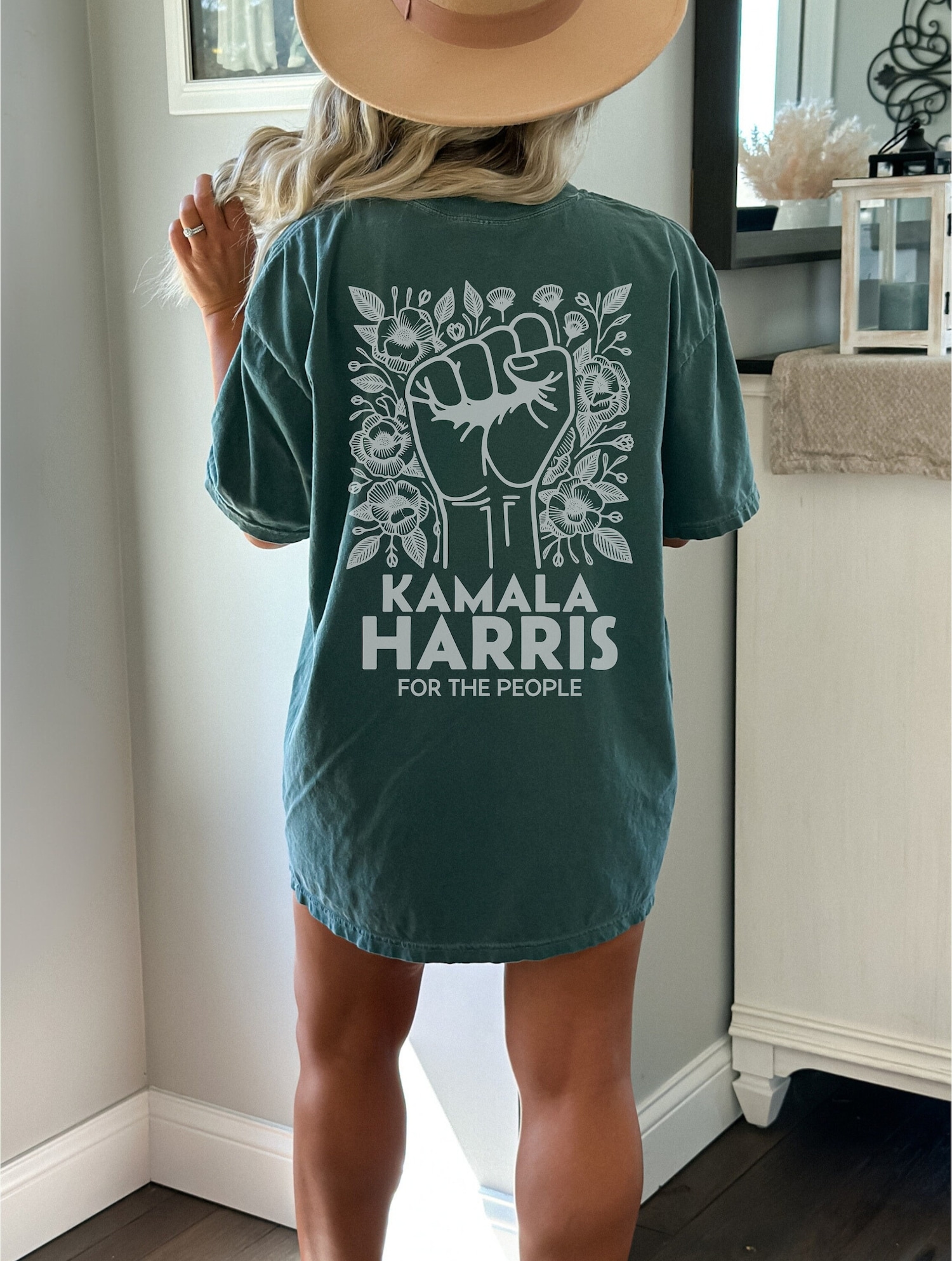 Kamala Harris 2024 Shirt - Comfort Colors® Democrat Election Tee - Madam President Shirt image 0