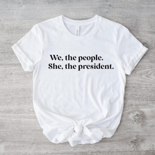 Kamala Harris for President Shirt | Madam President T-Shirt | Kamala Harris Rally Tee image 0