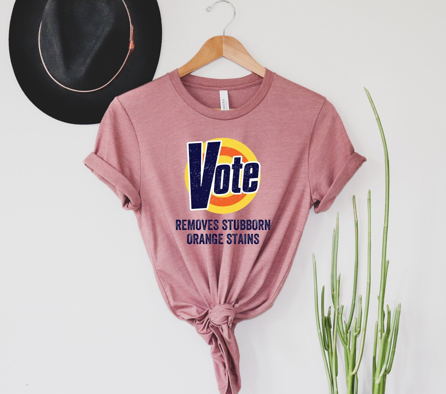 Anti Trump Shirt Vote Tee Joe Biden President Shirt Anti Trump Gifts Vote Removes Stubborn Orange Stains image 0