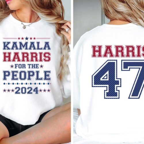 Kamala Harris 2024 Election Shirt | Anti Trump Vote Tee | Kamala Harris Rally T-Shirt image 0