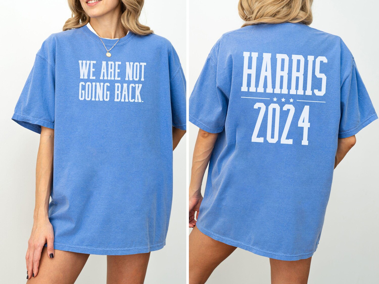 We Are Not Going Back Shirt Harris 2024 Election Tee image 4