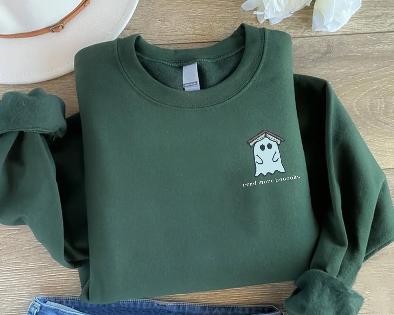 Halloween Shirt for Teachers - Read More Books Sweater - Book Lover Gift image 0