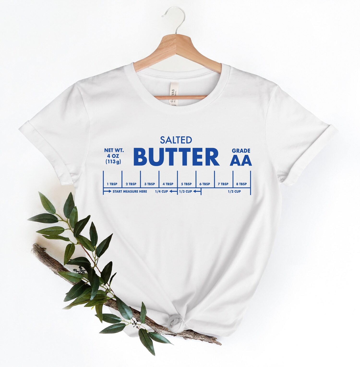 Funny Baking Butter Shirt | Salted Butter T-shirt for Baker | Foodie Gift | Butter Lover Tee image 0