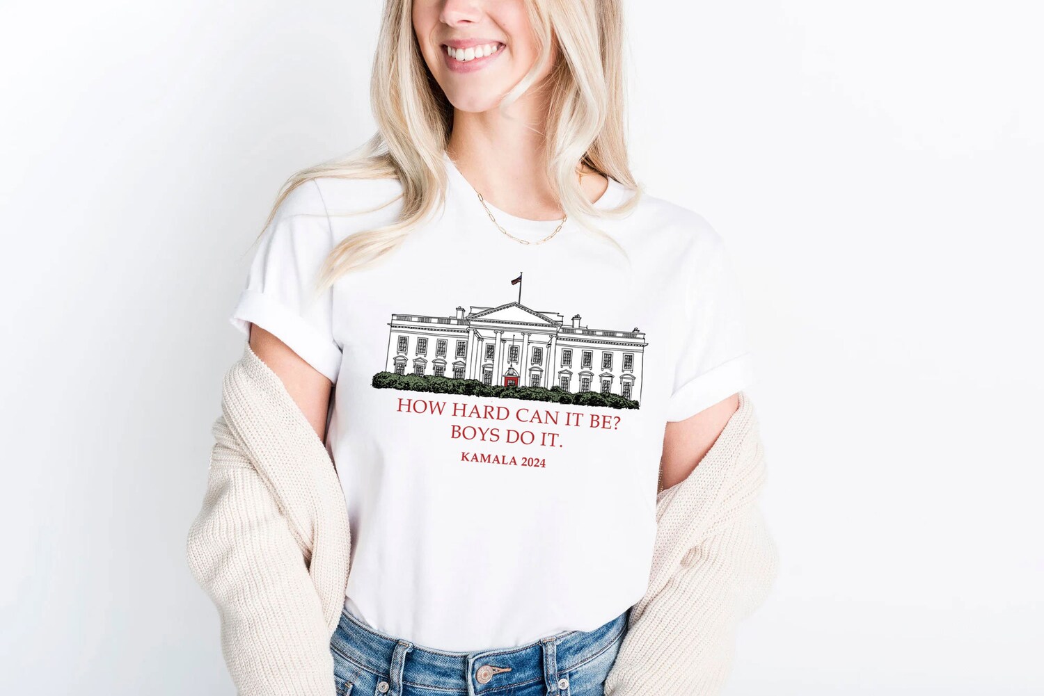 Kamala Harris 2024 Shirt - Feminist Election Tee - Vote for Women - Madam President - Team Kamala image 0