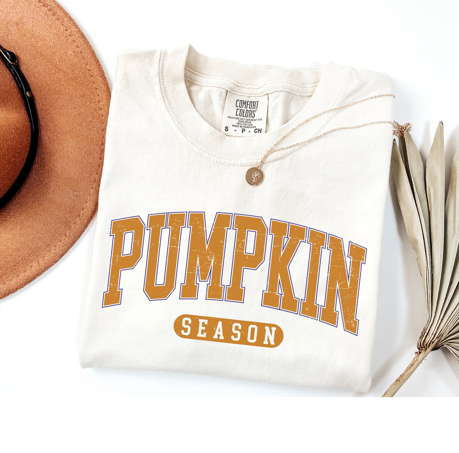 Pumpkin Season Retro Halloween Shirt Autumn Pumpkin Patch Shirt image 1