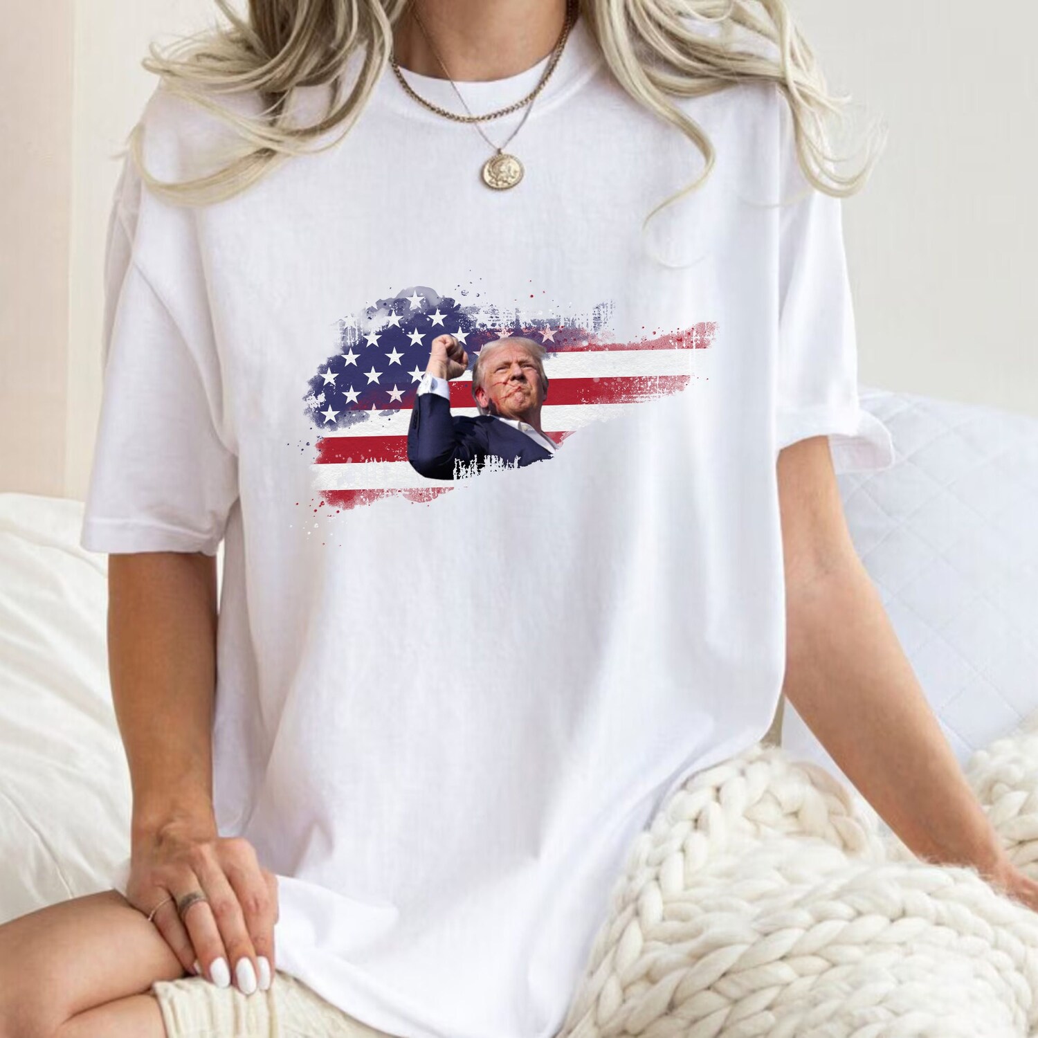 Trump 2024 Election Rally Tee Donald Trump Support Shirt Republican T-shirt Political Apparel image 2